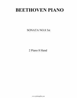 Beethoven Sonata 3st - 2 Piano 8 Hand