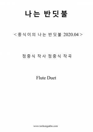 나는 반딧불 - Flute Duet + Mr